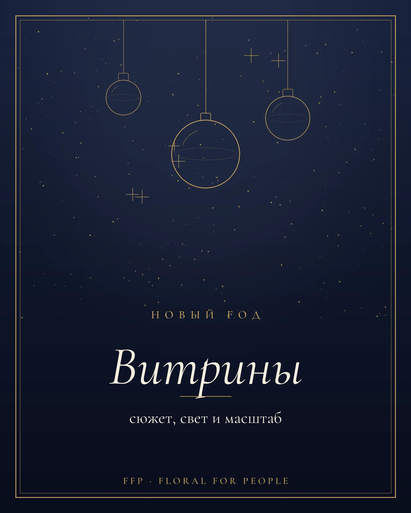 Новогодние витрины — обложка журнала FFP